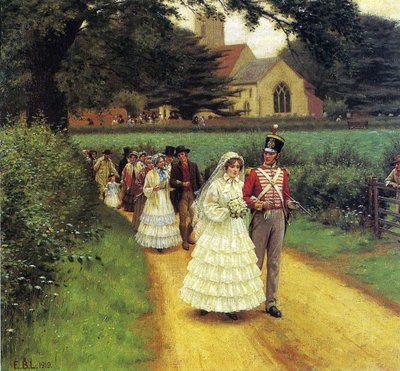 The Wedding March by Edmund Blair Leighton